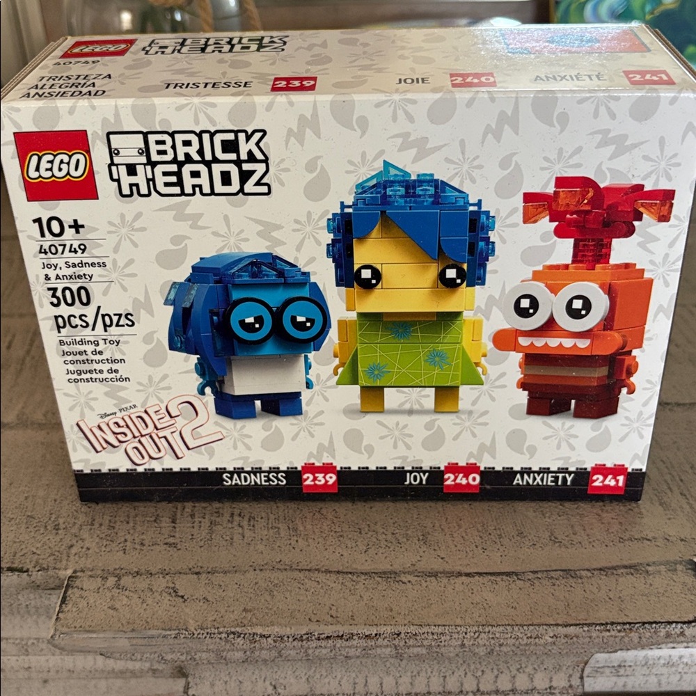 LEGO BrickHeadz Disney Joy, Sadness & Anxiety - 40749